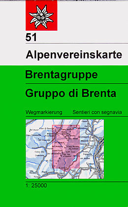 (Land)Karte Brentagruppe von Deutscher Alpenverein e.V.