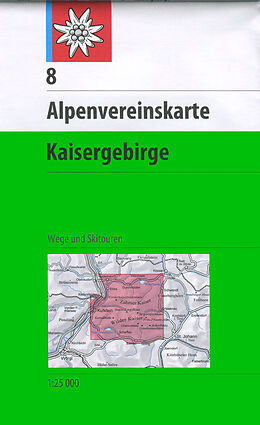 (Land)Karte Kaisergebirge von 