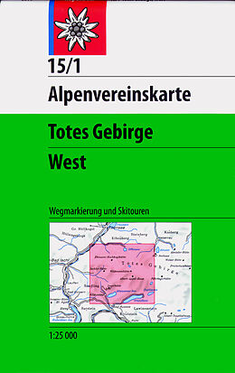 (Land)Karte Totes Gebirge, West von 