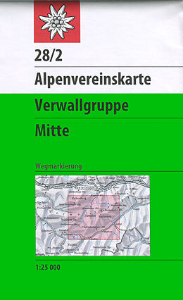 (Land)Karte Verwallgruppe, Mitte von 