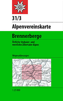 (Land)Karte Brennerberge von 