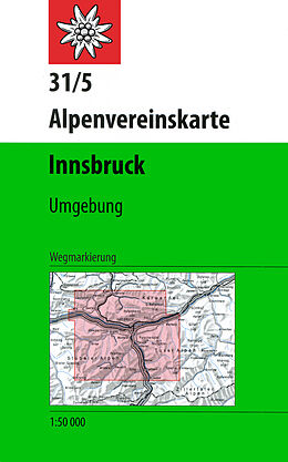 (Land)Karte Innsbruck, Umgebung von 