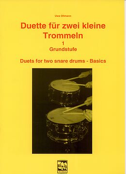 Uwe Oltmann Notenblätter Duette für 2 kleine Trommeln Band 1