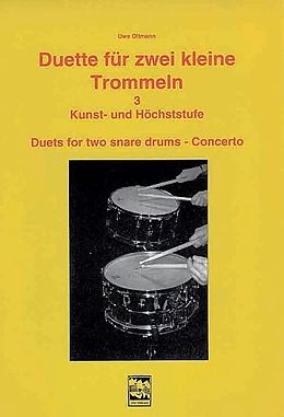Uwe Oltmann Notenblätter Duette für 2 kleine Trommeln Band 3