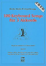 Frithjof Krepp Notenblätter 100 Keyboardsongs für 3 Akkorde Band 1 (blau)