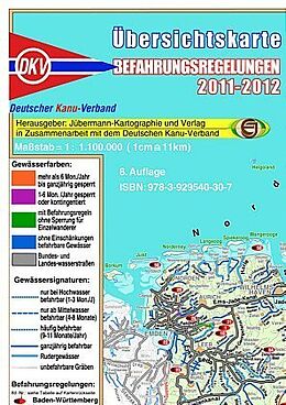 (Land)Karte Übersichtskarte Befahrungsregelungen von Erhard Jübermann