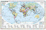 (Land)Karte Staaten der Erde von Heinrich Stiefel