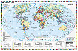 (Land)Karte Staaten der Erde von Heinrich Stiefel