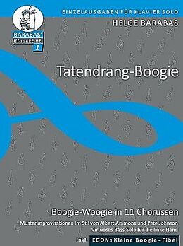 Helge Barabas Notenblätter Tatendrang-Boogie