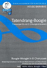 Helge Barabas Notenblätter Tatendrang-Boogie (Übungsversionen)