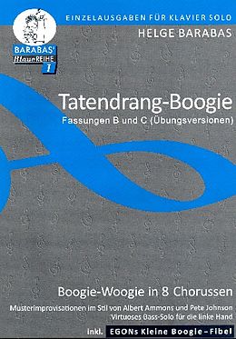 Helge Barabas Notenblätter Tatendrang-Boogie (Übungsversionen)