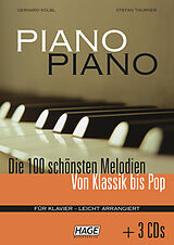 Kartonierter Einband Piano Piano 1 leicht + 3 CDs von Gerhard Kölbl