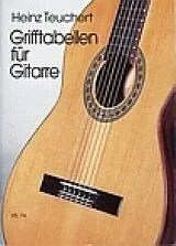 Heinz Teuchert Notenblätter Grifftabelle für Gitarre