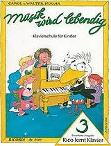 Carol Noona Notenblätter Rico lernt Klavier Band 3