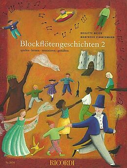 Brigitte Meier Notenblätter Blockflötengeschichten Band 2