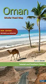 (Land)Karte Oman: Dhofar Road Map von 