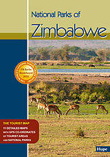 (Land)Karte National Parks of Zimbabwe von 