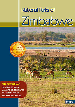(Land)Karte National Parks of Zimbabwe von 