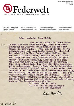 E-Book (pdf) Federwelt 102, 05-2013 von Anke Gasch, Volker Oppmann, Goetz Buchholz