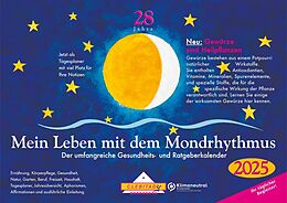 Kalender Mein Leben mit dem Mondrhythmus 2025 von Edith Stadig