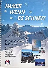  Notenblätter Immer wenn es schneitSongbook