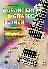 Kartonierter Einband Garantiert E-Gitarre lernen / Garantiert E-Gitarre lernen mit 2 CDs von Bernd Brümmer