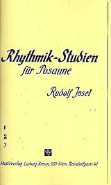 Rudolf Josel Notenblätter Rhythmikstudien Band 2