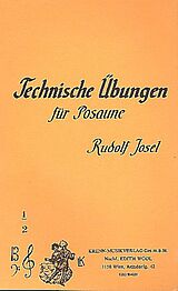 Rudolf Josel Notenblätter Technische Übungen Band 1