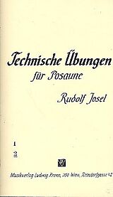 Rudolf Josel Notenblätter Technische Übungen Band 2
