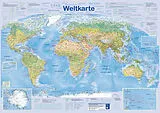 gefaltete (Land)Karte Weltkarte von F W Welter-Schultes