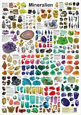 Poster Mineralien von F W Welter-Schultes