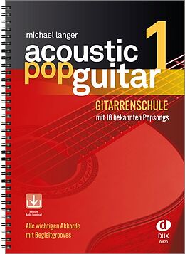 Geheftet Acoustic Pop Guitar 1 von Michael Langer