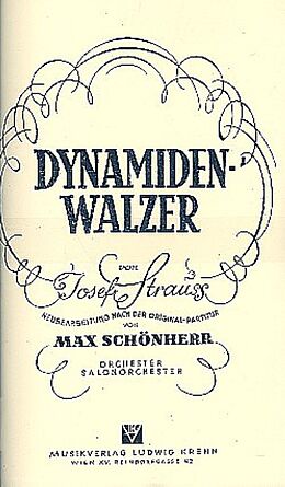 Josef Strauss Notenblätter Dynamiden-Walzer