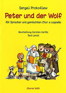 Serge Prokofieff Notenblätter Peter und der Wolf für Sprecher