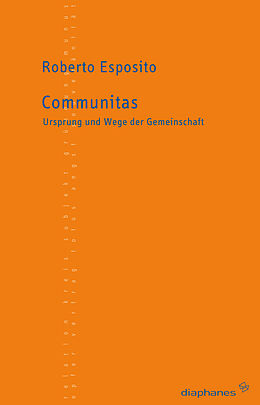 Paperback Communitas von Roberto Esposito