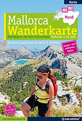 (Land)Karte Mallorca - Wanderkarte 1:35.000 (Kartenset mit Nord + Süd-Blatt) von Marc Schichor