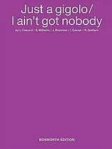 Spencer Williams Notenblätter Just a GigoloI aint got