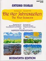 Antonio Vivaldi Notenblätter Die vier Jahreszeiten Auszüge