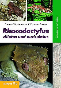 Kartonierter Einband Rhacodactylus ciliatus und auriculatus von Friedrich W Henkel, Wolfgang Schmidt