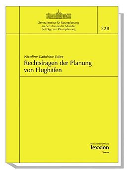 Kartonierter Einband Rechtsfragen der Planung von Flughäfen von Nicoline C Faber