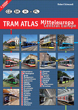 Kartonierter Einband Tram Atlas Mitteleuropa/Central Europe von Robert Schwandl