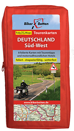 (Land)Karte Tourenkarten Set Deutschland Süd-West (FolyMaps) von 