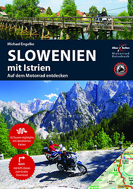 Kartonierter Einband Motorrad Reiseführer Slowenien von Hans Michael Engelke