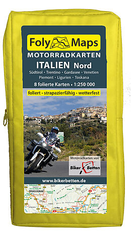 (Land)Karte FolyMaps Motorradkarten Italien Nord von 