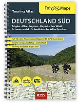 Kartonierter Einband FolyMaps Touring Atlas Deutschland Süd 1:250.000 von 
