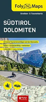 (Land)Karte FolyMaps Südtirol Dolomiten 1:250 000 von
