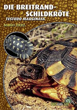 Kartonierter Einband Die Breitrandschildkröte von Mario Herz
