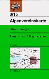 (Land)Karte Khan Tengri, Tien Shan / Kyrgyzstan von 