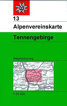 (Land)Karte Tennengebirge von 