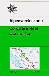 (Land)Karte Cordillera Real Nord von 